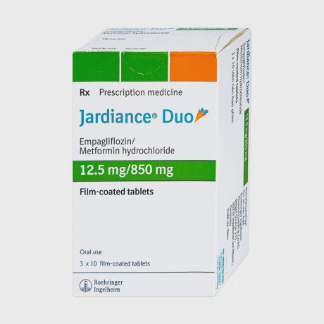 Jardiance Duo 12.5mg/850mg (3 vi x 10 vien)