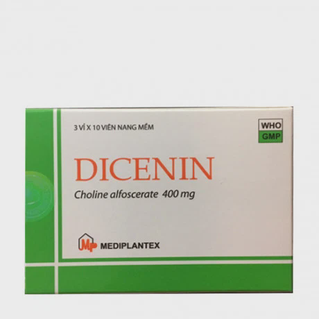 Dicenin Softcap 400mg (3vi x 10vien)