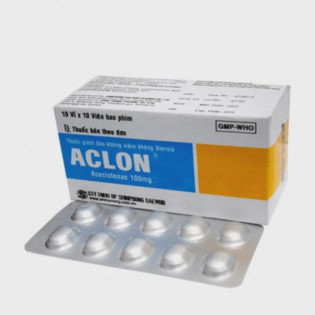 Aclon 100mg (10 vi x 10 vien)