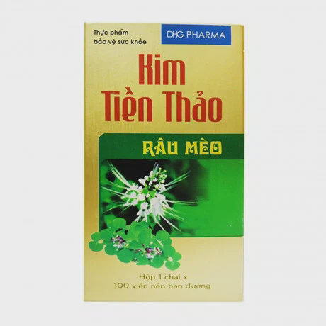 DHG Kim Tien Thao Rau Meo, Ho Tro Dieu Tri Soi Than, Soi Bang Quang (Hop 100 vien)