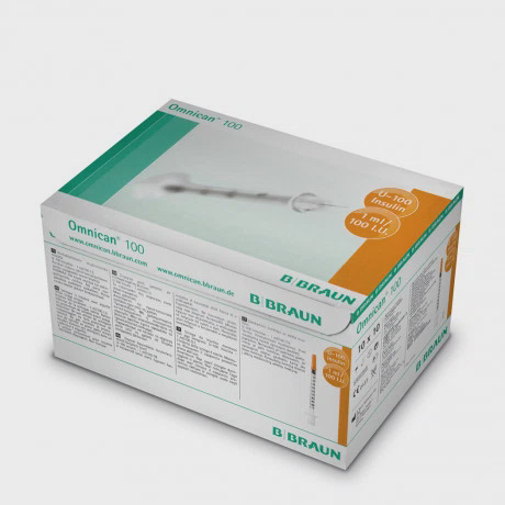 Omnican B.Braun Bom Tiem Insulin 100iu