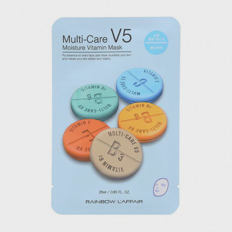RainBow L'affair Multi Care V5 Moisture Vitamin Mat Na Duong Da 25ml