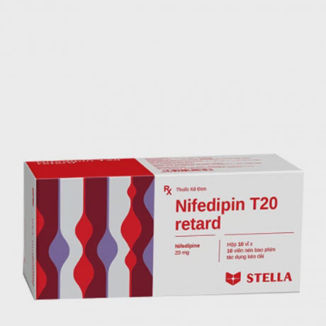 Nifedipin T20 retard (10vix10vien)new Stella