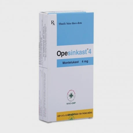 Opesinkast 4mg (3vi x 10vien) đã chuyển từ P05958 sang P22186