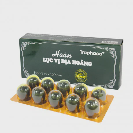 Hoàn Lục Vị Địa Hoàng - Traphaco (Hộp 1 vỉ x 10 hoàn)
