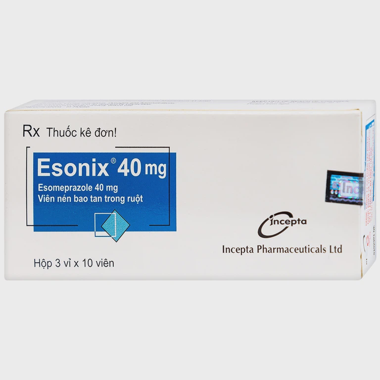 Esonix 40mg (Hop 30 vien) Incepta pharma