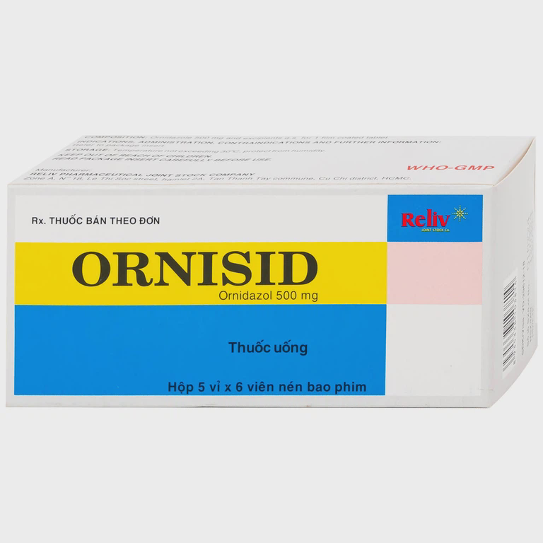 ORNISID TAB F.C 500MG BOX 30