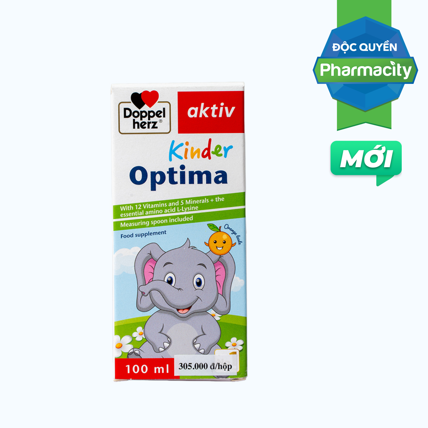 Doppelherz Kinder Optima Thuc Pham Bao Ve Suc Khoe Chai 100ml