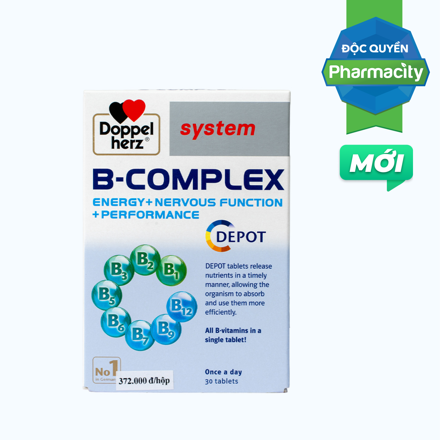 Doppelherz B-complex Thuc Pham Bao Ve Suc Khoe (Hop 30 Vien)