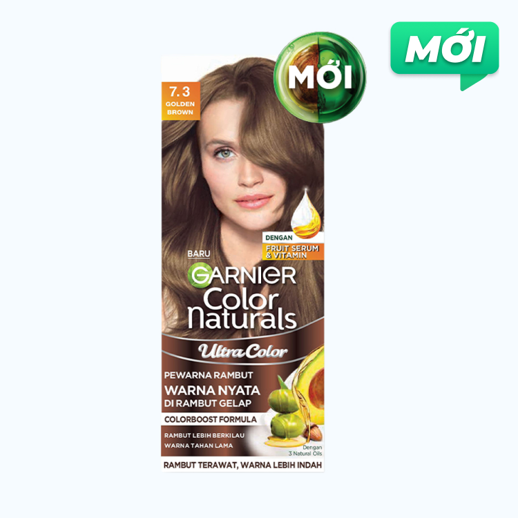 GARNIER Kem Nhuom Toc Mau 7.3 Nau Anh Vang 50g+50ml+5g/Hop