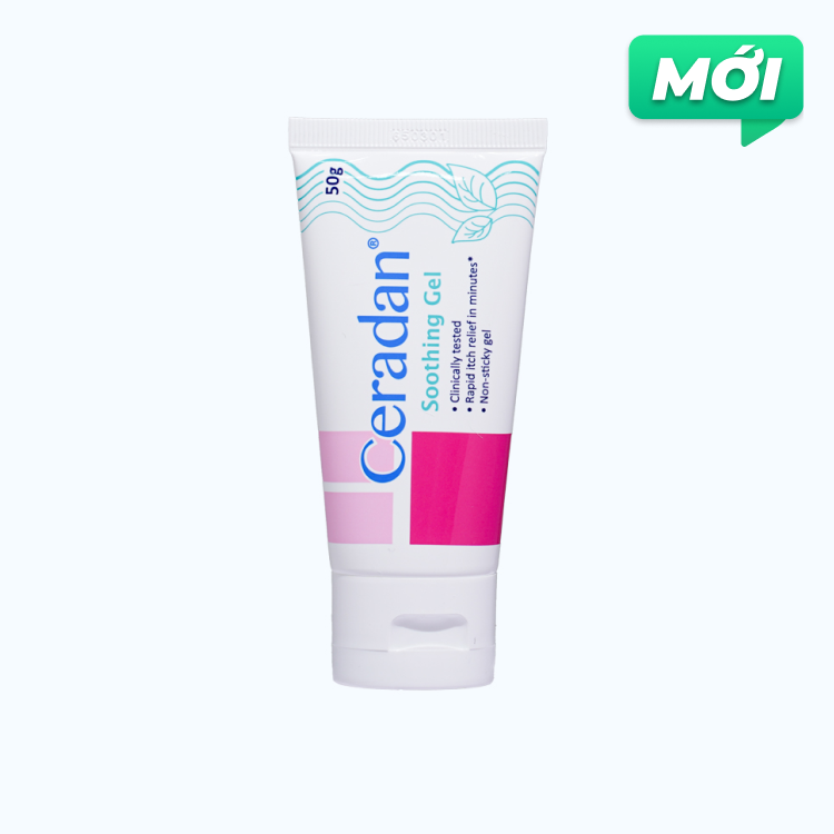 Ceradan Gel Soothing Lam Diu Da Danh Cho Da Ngua Va Man Do 50g/Tuyp