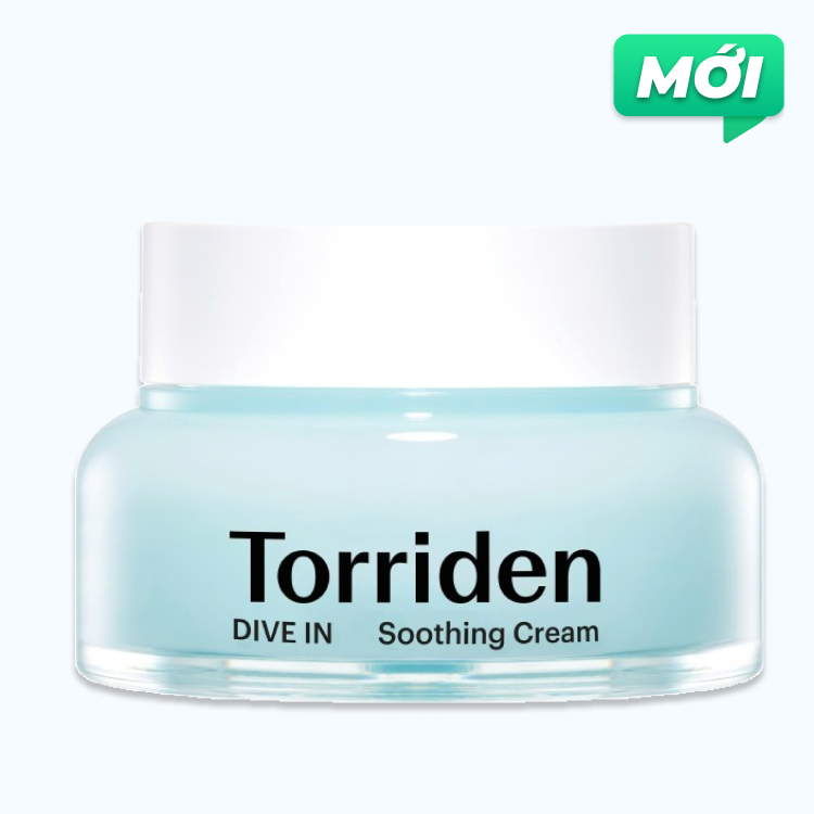 Torriden DIVE IN Soothing Cream Kem Duong Am Va Lam Diu Da 100ml/Hop