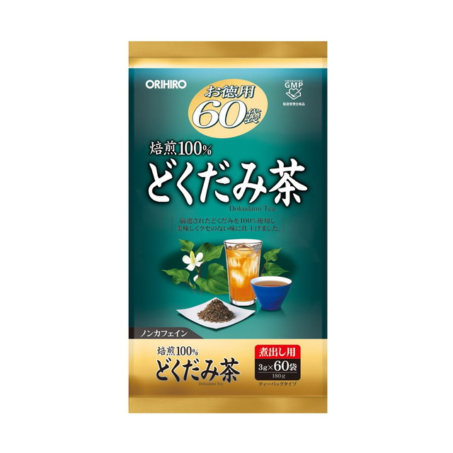 Trà diếp cá thanh lọc cơ thể Orihiro (Túi 60 gói)