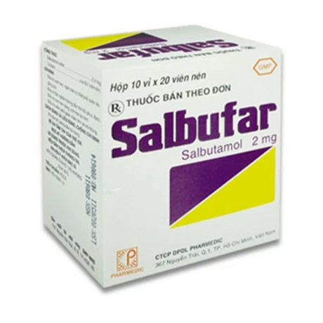 Salbufar 2mg - Pharmedic (Hộp 200 viên)