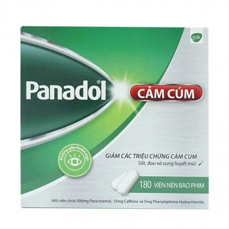 Panadol cảm cúm Extra (Hộp 12 vỉ x 8 viên)