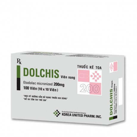 Thuốc điều trị giảm đau, chống viêm Dolchis
