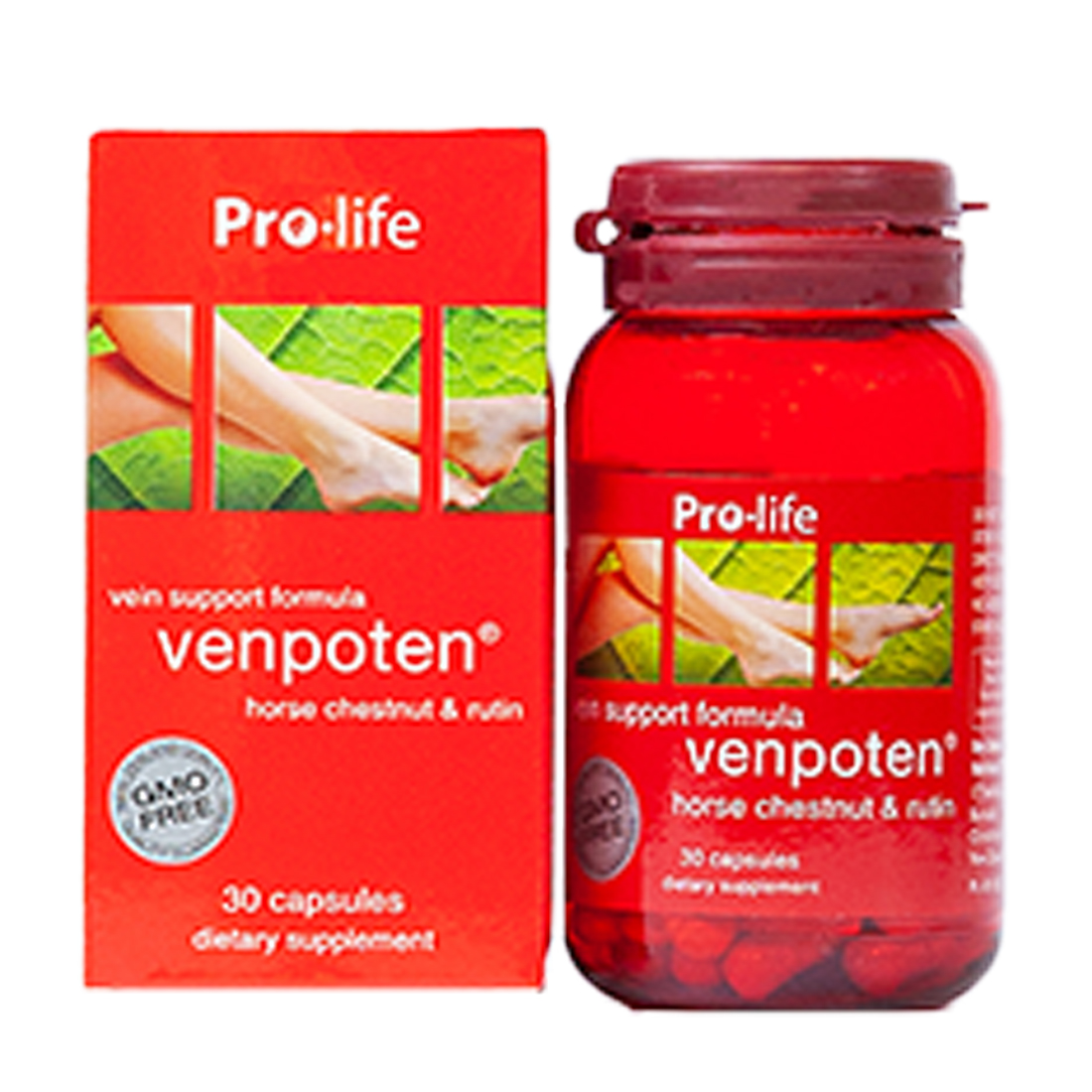 Viên uống hỗ trợ phòng ngừa giãn tĩnh mạch Venpoten (Chai 30 Viên)