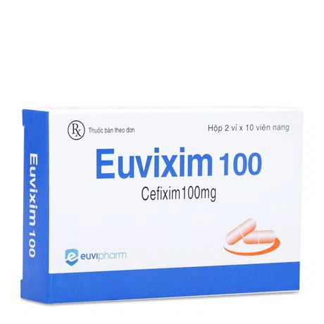 Thuốc Euvixim 100mg (Hộp 2 vỉ x 10 viên)