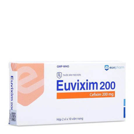 Euvixim 200mg (Hộp 2 vỉ x 10 viên)