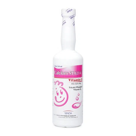 Thuốc điều trị thiếu hụt Vitamin D và Canxi , hỗ trợ các bệnh loãng xương Calcium Vitamin D (330ml)