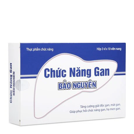 Viên uống  Bảo Nguyên hỗ trợ giải độc gan, mát gan, hạ men gan (3 vỉ x 10 viên)