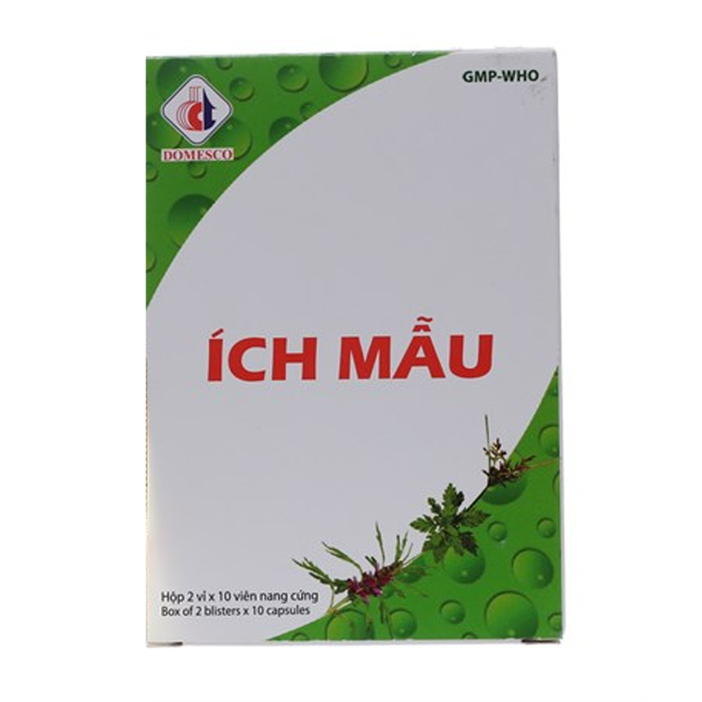 Ích Mẫu (Hộp 2 vỉ x 10 viên)