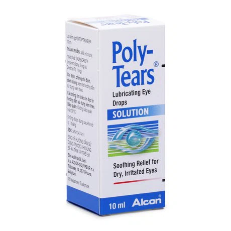 Dung dịch nhỏ mắt vô trùng giảm khô mắt & tiết nước mắt Poly Tears Drop (10ml)
