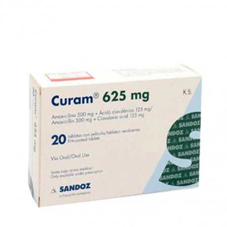 Curam  625mg (5 vỉ x 4 viên)