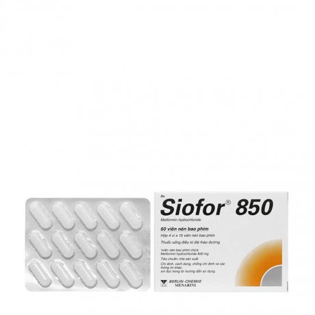 Siofor 850mg (4Vi x 15Vien)
