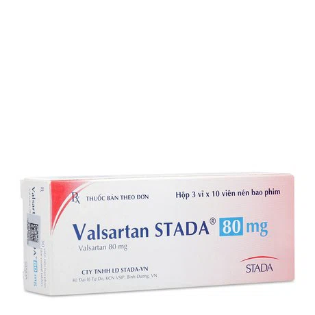 Thuốc điều trị tăng huyết áp Valsartan Stada 80mg (3 vỉ x 10 viên/hộp)