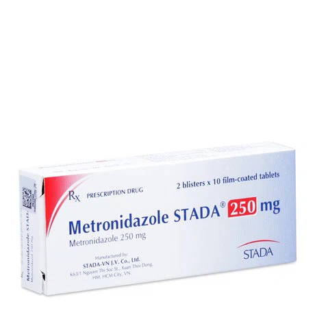 Metronidazol Stada 250mg (Hộp 2 vỉ x 10 viên)