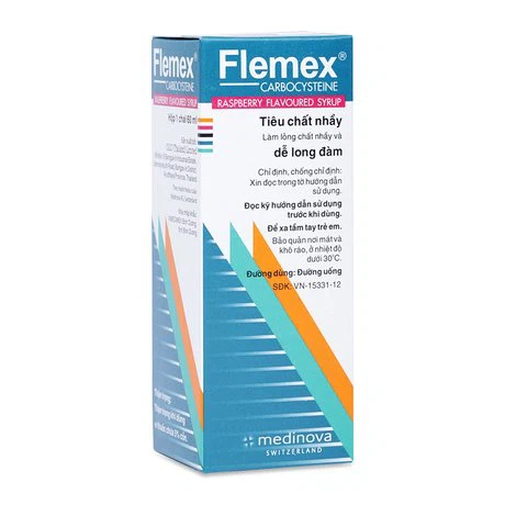 Siro điều trị các rối loạn hô hấp Flemex (60ml)