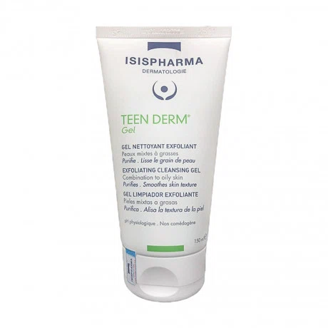 Gel rửa mặt giảm nhờn & ngăn ngừa mụn Isis Pharma Teen Derm Gel (150ml)