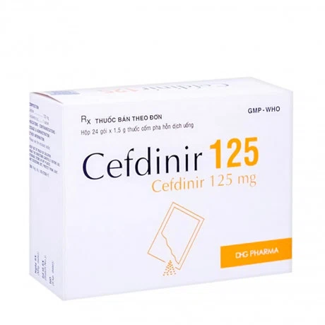 Cefdinir 125 (H/10Gói) - DHG