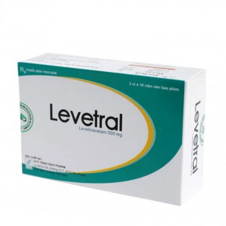 Levetral 500mg (Hộp 3 vỉ x 10 viên)
