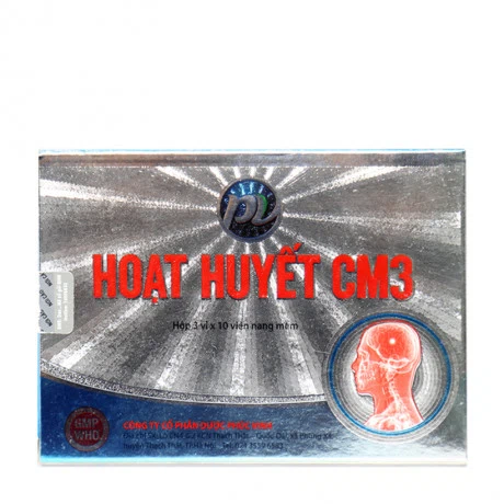Hoạt huyết CM3 (3 vỉ x 10 viên/hộp)