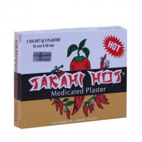 Dán trái ớt (Lon) ( 7x10cm/miếng x 7 miếng/Hộp)