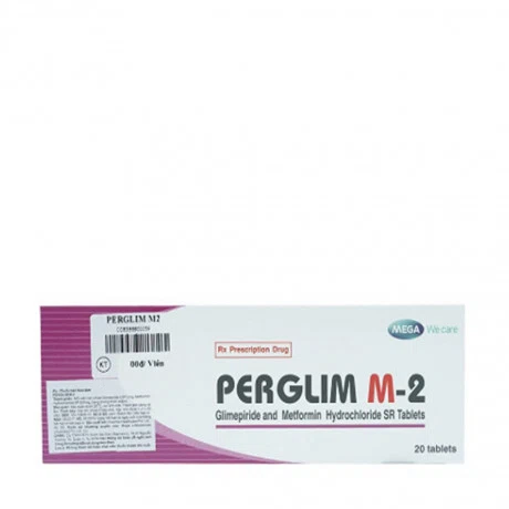 Perglim - M2 (Hộp 1 vỉ x 20 viên)