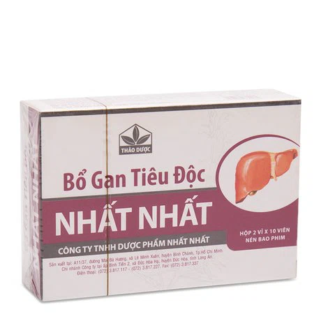 Bổ gan tiêu độc Nhất Nhất (Hộp 12 vỉ x 10 viên)