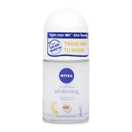 Lăn Khử Mùi NIVEA Trắng Da Cho Nữ (Chai 25ml)