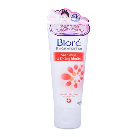 Sữa rửa mặt kháng khuẩn & sạch mụn Bioré (50g)