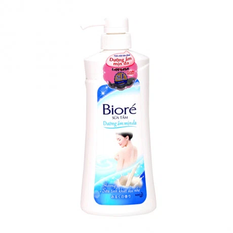 Sữa tắm dưỡng ẩm mịn da hương sữa tinh khiết Biore (530g)