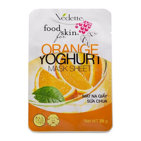 Mặt nạ giấy sữa chua cam Vedette (25g)