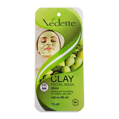 Mặt nạ đất sét chiết xuất Olive Vedette Clay Facial Mask (15ml)