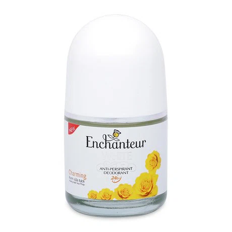 Lăn khử mùi trắng da hương nước hoa Pháp Enchantuer Charming (20ml)