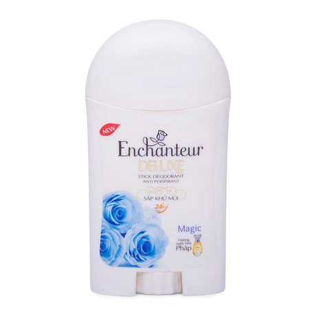 Lăn khử mùi trắng da hương nước hoa Pháp Enchanteur Magic Xanh (20ml)