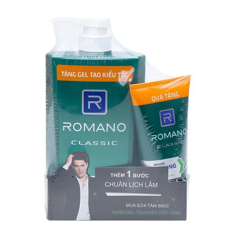 Sữa tắm cao cấp Romano Classic (650g)