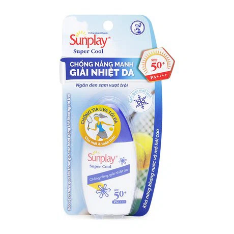 Kem chống nắng giải nhiệt da, ngăn sạm đen Sunplay Super Cool SPF50+ (Tuýp 30g)