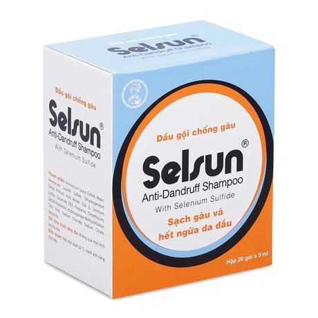 Dầu gội sạch gàu Selsun (Hộp 20 x 5ml)