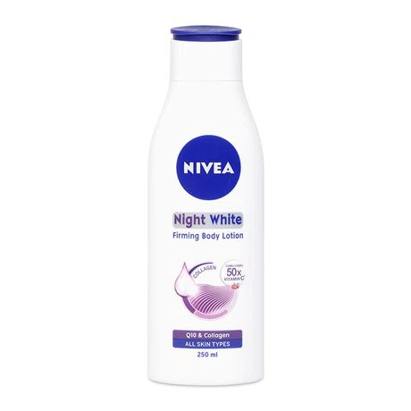 Sữa Dưỡng Thể NIVEA NIGHT WHITE Trăng Da Ban Đêm (250ml)